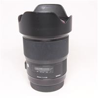 Used Sigma 20mm f/1.4 DG HSM Art Lens Canon EF