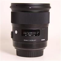 Used Sigma 24mm f/1.4 DG HSM Art Lens Canon EF