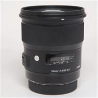 Used Sigma 24mm f/1.4 DG HSM Art Lens Canon EF
