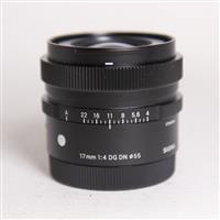 Used Sigma 17mm f/4 DG DN Contemporary Lens for Sony E