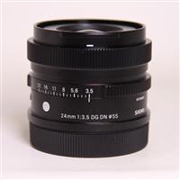 Used Sigma 24mm f/3.5 DG DN Contemporary L Mount lens