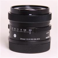 Used Sigma 24mm f/3.5 DG DN Contemporary L Mount lens