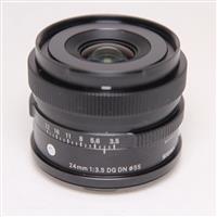 Used Sigma 24mm f/3.5 DG DN Contemporary L Mount lens