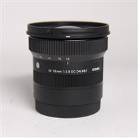Used Sigma 10-18mm f/2.8 DC DN Contemporary Lens for Sony E