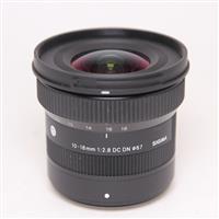 Used Sigma 10-18mm f/2.8 DC DN Contemporary Lens for Fujifilm X