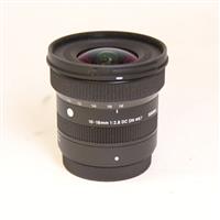 Used Sigma 10-18mm f/2.8 DC DN Contemporary Lens for Fujifilm X