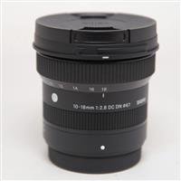 Used Sigma 10-18mm f/2.8 DC DN Contemporary Lens for Fujifilm X