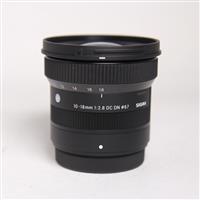 Used Sigma 10-18mm f/2.8 DC DN Contemporary Lens for Fujifilm X