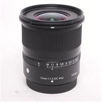 Used Sigma 12mm f/1.4 DC Contemporary Lens for Fujifilm X Mount