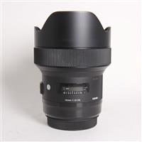 Used Sigma 14mm f/1.8 DG HSM Art Lens Canon EF