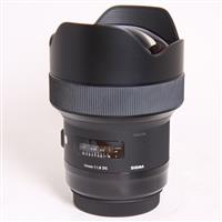 Used Sigma 14mm f/1.8 DG HSM Art Lens Canon EF