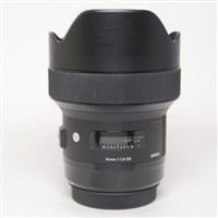 Used Sigma 14mm f/1.8 DG HSM Art Lens Canon EF