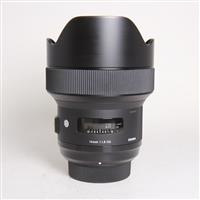 Used Sigma 14mm f/1.8 DG HSM Art Lens Nikon F