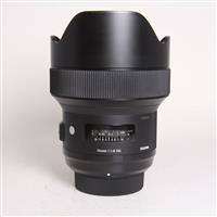 Used Sigma 14mm f/1.8 DG HSM Art Lens Nikon F