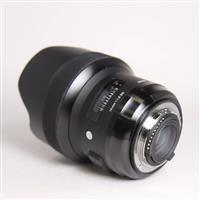 Used Sigma 14mm f/1.8 DG HSM Art Lens Nikon F