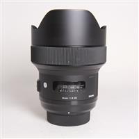 Used Sigma 14mm f/1.8 DG HSM Art Lens Nikon F