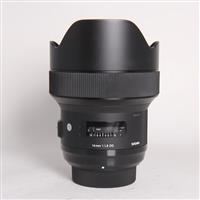 Used Sigma 14mm f/1.8 DG HSM Art Lens Nikon F
