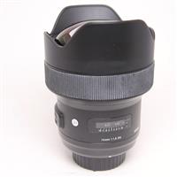 Used Sigma 14mm f/1.8 DG HSM Art Lens Nikon F