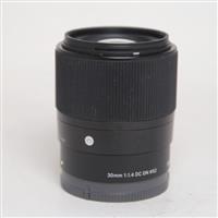 Used Sigma 30mm f/1.4 EX DC HSM - Sony