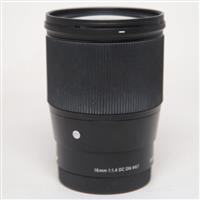 Used Sigma 16mm f/1.4 DC DN Contemporary Lens Sony E