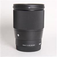 Used Sigma 16mm f/1.4 DC DN Contemporary Lens Sony E