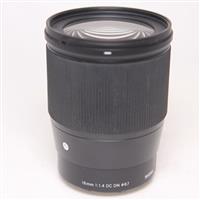Used Sigma 16mm f/1.4 DC DN Contemporary Lens Sony E