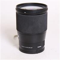 Used Sigma 16mm f/1.4 DC DN Contemporary Lens Sony E