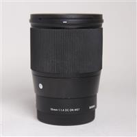Used Sigma 16mm f/1.4 DC DN Contemporary Lens Sony E