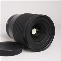 Used Sigma 16mm f/1.4 DC DN Contemporary Lens Sony E