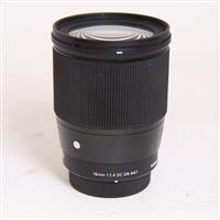 Used Sigma 16mm f/1.4 DC DN Contemporary Lens Micro Four Thirds