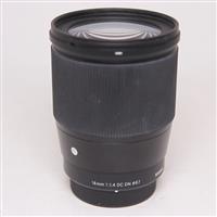 Used Sigma 16mm f/1.4 DC DN Contemporary Lens Micro Four Thirds