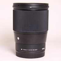 Used Sigma 16mm f/1.4 DC DN Contemporary - Canon M Mount