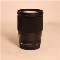 Used Sigma 16mm f/1.4 DC DN Contemporary - Canon M Mount