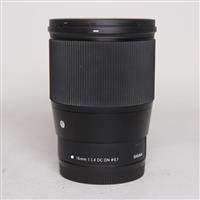Used Sigma 16mm f/1.4 DC DN Contemporary - Canon M Mount