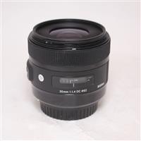 Used Sigma 30mm f/1.4 DC HSM Art Lens Canon EF