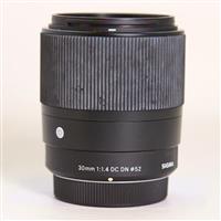 Used Sigma 30mm f/1.4 DC DN Contemporary Lens Micro Four Thirds