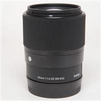 Used Sigma 30mm f/1.4 DC DN Contemporary Lens Sony E