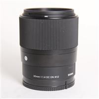 Used Sigma 30mm f/1.4 DC DN Contemporary Lens Sony E