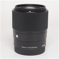 Used Sigma 30mm f/1.4 DC DN Contemporary Lens Sony E