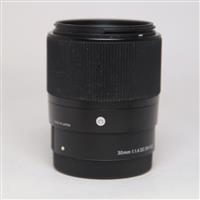 Used Sigma 30mm f/1.4 DC DN Contemporary Lens Sony E