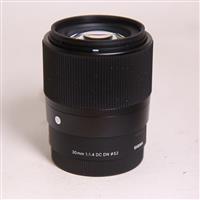 Used Sigma 30mm f/1.4 DC DN Contemporary Lens Sony E