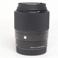 Used Sigma 30mm f/1.4 DC DN Contemporary Lens Sony E