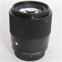 Used Sigma 30mm f/2.8 DN for Micro Four Thirds