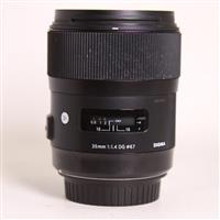 Used Sigma 35mm f/1.4 DG HSM Art Lens Canon EF