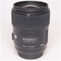 Used Sigma 35mm f/1.4 DG HSM Art Lens Canon EF