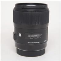 Used Sigma 35mm f/1.4 DG HSM Art Lens Canon EF
