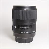 Used Sigma 35mm f/1.4 DG HSM Art Lens Canon EF