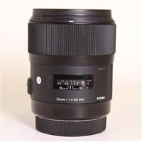 Used Sigma 35mm f/1.4 DG HSM Art Lens Canon EF
