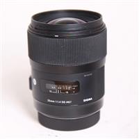 Used Sigma 35mm f/1.4 DG HSM Art Lens Canon EF