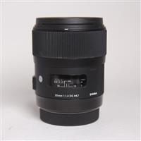Used Sigma 35mm f/1.4 DG HSM Art Lens Canon EF